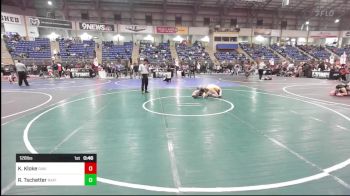 126 lbs Round Of 64 - Keaton Kloke, David City HS vs Ryan Tschetter, Rapid City Cobblers