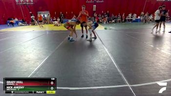 138 lbs Round 2 (4 Team) - Nick Ankeny, BBE/Waska vs Grady Hull, Geneseo