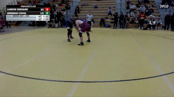 285 lbs Cons. Round 3 - Landon Odegard, Wisconsin-La Crosse vs Jeremiah Chuol, Iowa Lakes Community College