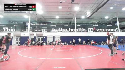 287 lbs Semifinal - Malacai Berke-Kosinski, Superior Black - HSC vs Lebron Leaver, Homegrown White - HSC