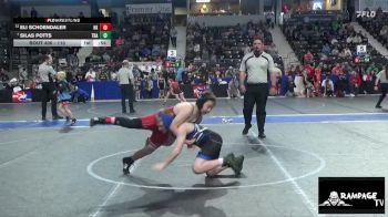 110 lbs Cons. Round 3 - Eli Schoendaler, Hoxie Kids vs Silas Potts, Trailblazer