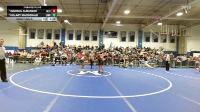 185 lbs Semifinal - Marisol Almanzar, Greater Lawrence vs Hillary MacDonald, Lawrence