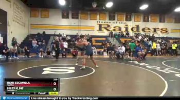 220 lbs Cons. Round 4 - Ryan Escamilla, Marina vs Miles Kline, Camarillo