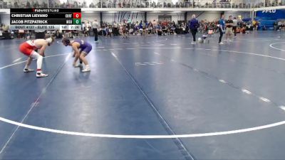 Elite 125 lbs Cons. Round 2 - Jacob Fitzpatrick, Minnesota State vs Christian Lievano, Cortland State