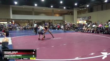 132 lbs Round 2 (6 Team) - Michael Higley, Assassins Green vs Christopher Perez, Mississippi Kings