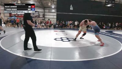 125 kg Cons. Sub-rd Of 32 - Isaac Lehman, Dragon Wrestling Club vs Owen Reber, GWRTC