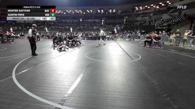 45 lbs Consi Of 8 #1 - Hunter Gattone, North Hunterdon vs Austin Pepe, Kinnelon