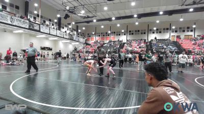 119 lbs Quarterfinal - Lane Scott, Tahlequah Middle School vs Race Foster, Tahlequah Wrestling Club