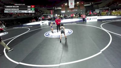 59 lbs Champ. Rd Of 32 - Adrian Morales, So Cal Hammers Wrestling vs Arrow Ballon, Savage House Wrestling Club