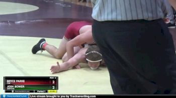141 lbs 3rd Place Match - Bryce Parke, Coe vs Josh Bower, Simpson