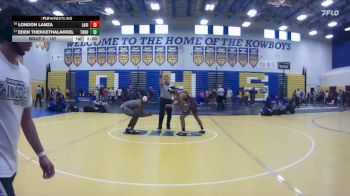 167 lbs Champ. Round 1 - Eden Thekkethalakkel, Tohopekaliga vs London Lanza, Lake Gibson