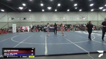 117 lbs Quarters & 1st Wb (16 Team) - Jalynn Goodale, Iowa vs Skyla Williams, Arkansas Silver