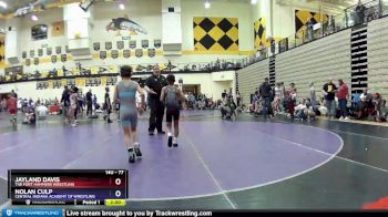 77 lbs Cons. Round 3 - Jayland Davis, The Fort Hammers Wrestling vs Nolan Culp, Central Indiana Academy Of Wrestling