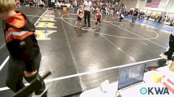 Consolation - Braxton Lemmons, Barnsdall Youth Wrestling vs Anthony Alvarez, Team Tulsa Wrestling Club