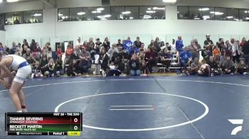 112 lbs Cons. Round 2 - Beckett Martin, Pine River Youth WC vs Tanner Severns, Springport Spartans