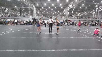 130 lbs Round 1 - Narayah Rodriguez, CTWHALE vs Miranda Pineiro, Empire Girls WC