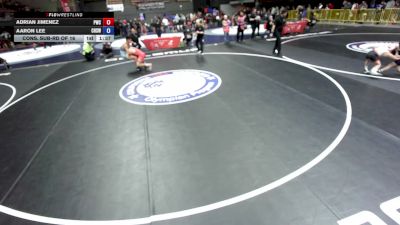 144 lbs Cons. Sub-rd Of 16 - Adrian Jimenez, Patriot Wrestling Club vs Aaron Lee, Centennial High School Wrestling
