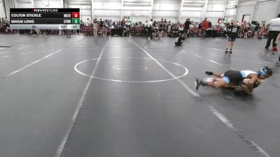 60 lbs Round 4 (6 Team) - Makai Long, CTWHALE Blue vs Colton Stickle, Mat Assassins