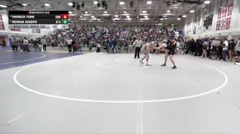Boys 138 lbs Cons. Round 3 - Patrick Turk, Serra Boys vs Rowan Joseph, Saint Francis Boys