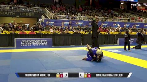Shiloh Westin Middleton vs Bennett Allen Ballesteros 2026 Pan Kids Jiu-Jitsu IBJJF Championship