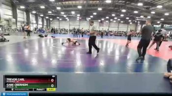 88 lbs Round 5 - Gabe Oberheim, PA Blue vs Trevor Carl, PA Silver