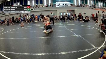 120 lbs Round 3 (6 Team) - Sawyer Seebeck, West Forsyth WC vs Marlon Lynaz, KONG MS