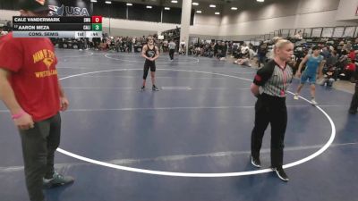 126 lbs Cons. Semis - Cale Vandermark, Sebolt Wrestling Academy vs Aaron Meza, California