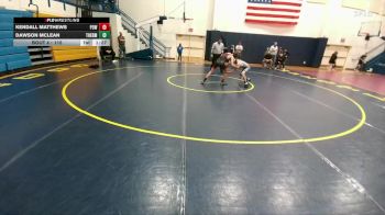 115 lbs Champ. Round 1 - Kendall Matthews, Powell Middle School vs Dawson McLean, Thermopolis Middle School