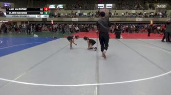 55 lbs Cons. Round 3 - Claire Rahman, PEM vs Hani Valentine, Weigh-In Club