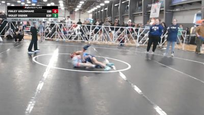 60 lbs Round 2 (10:45 Saturday) - Finley Uhlenhake, Iowa vs Violet Ogden, NCWAY National Team