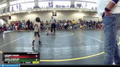 45 lbs Champ. Round 2 - Crosby Mason, Indiana vs Owen Koehler, Reitz Wrestling Club