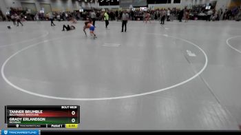 97 lbs Cons. Round 6 - Grady Erlandson, Michigan vs Tanner Brumble, BullTrained Wrestling