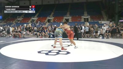 285 lbs Cons. Rd Of 16 - Carter Johnson, North Dakota vs Kade West, Washington