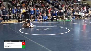 106 lbs Prelims - Zachary Jacaruso, Delaware Valley vs Ryan Note, Downingtown West