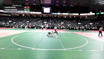 100 lbs Cons. Round 2 - Isaiah Camargo, MED1 vs Easton Beard, DONA