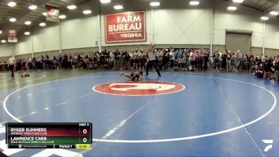53 lbs Champ. Round 3 - Lawrence Carr, Wild Buffalo Wrestling Club vs Ryker Summers, Amherst Wrestling Club
