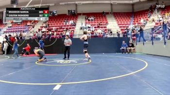 138 lbs Champ. Round 1 - Brandon Garcia, Oxford High School vs Colton Rodgers, Saltillo High School