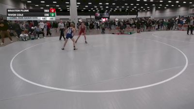 100 lbs Cons. Sub-quarters - Tevor Cole, Eierman Elite Wrestling Club vs Braxton Plunk, Threestyle Wrestling Of Oklahoma