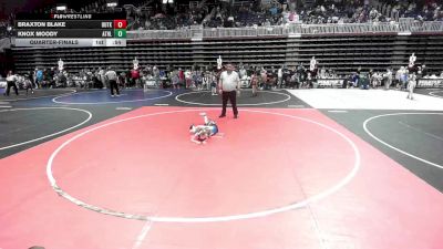 62 lbs Quarterfinal - Braxton Blake, OutKast Wrestling Club vs Knox Moody, Athlos Wrestling