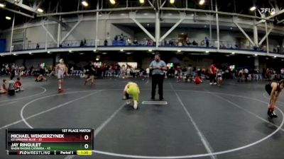 110 lbs Finals (2 Team) - Jay Ringulet, Ragin Raisins Catawba vs Michael Wengerzynek, U2 Uprising Blue