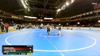 120 lbs Champ. Round 2 - Logan Archer, Prescott vs Logan Auza, Arizona College Prep