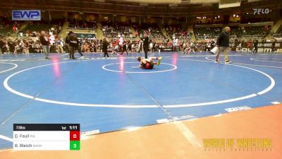 73 lbs Final - Quintin Faull, RedWave Wrestling vs Bradey Bleich, Mat Assassins