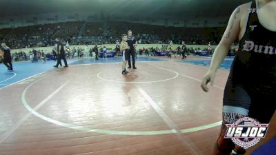 90 lbs 5th Place - Reed Lauderdale, Duncan Demon Wrestling vs Cayben Collins, Henryetta Knights Wrestling Club