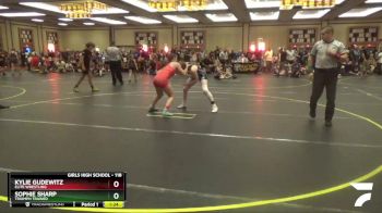 118 lbs Round 4 - Kylie Gudewitz, Elite Wrestling vs Sophie Sharp, Triumph Trained