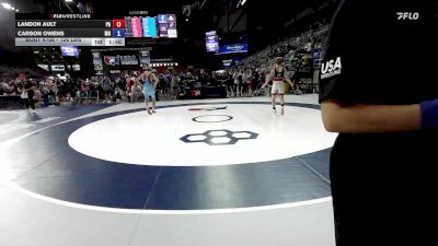 126 lbs Champ. Rd Of 128 - Landon Ault, PA vs Carson Owens, MO