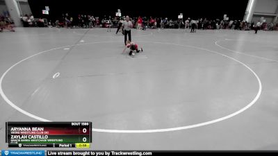 48-52 lbs Semifinal - Zaylah Castillo, Gracie Barra Westchase Wrestling Club vs Aryanna Bean, Viking Wrestling Club (IA)