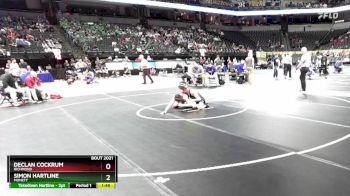 120 Class 2 lbs Champ. Round 1 - Simon Hartline, Monett vs Declan Cockrum, Richmond