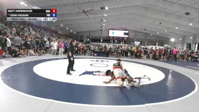 138 lbs Champ. Rd Of 32 - Matt Harrington, Bad Karma vs John Vaughn, Franklin Wrestling Club