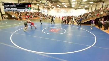 157 lbs Champ. Round 1 - Jacob Hibbard, Wisconsin-Oshkosh vs Grant Brewer, Wabash