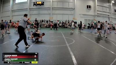 76 lbs Finals (2 Team) - Owen Macoff, Full Circle vs Jaxson Rider, CRWC